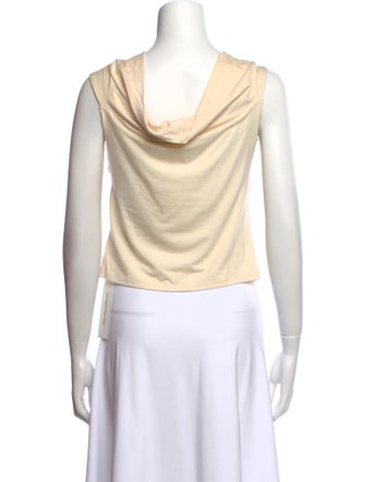 Reformation Cowl Neck Sleeveless Crop Top