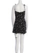 Reformation Floral Print Mini Dress