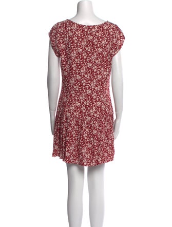 Reformation Floral Print Mini Dress