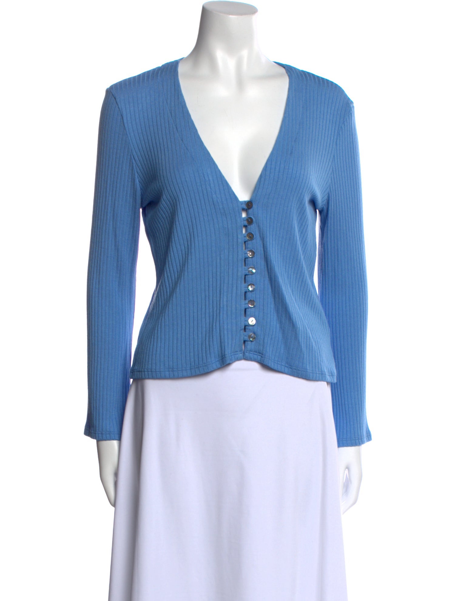 Reformation V-Neck Long Sleeve Crop Top w/ Tags