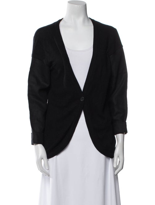 Reformation V-Neck Three-Quarter Sleeve Blouse