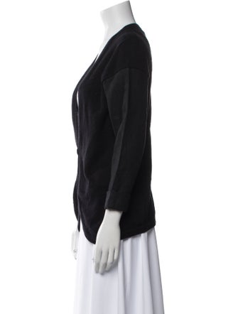 Reformation V-Neck Three-Quarter Sleeve Blouse