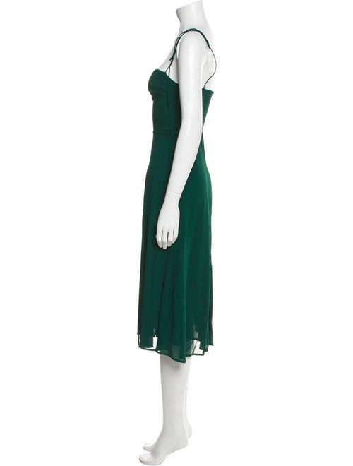 Reformation Square Neckline Knee-Length Dress