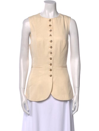 Reformation Crew Neck Sleeveless Top