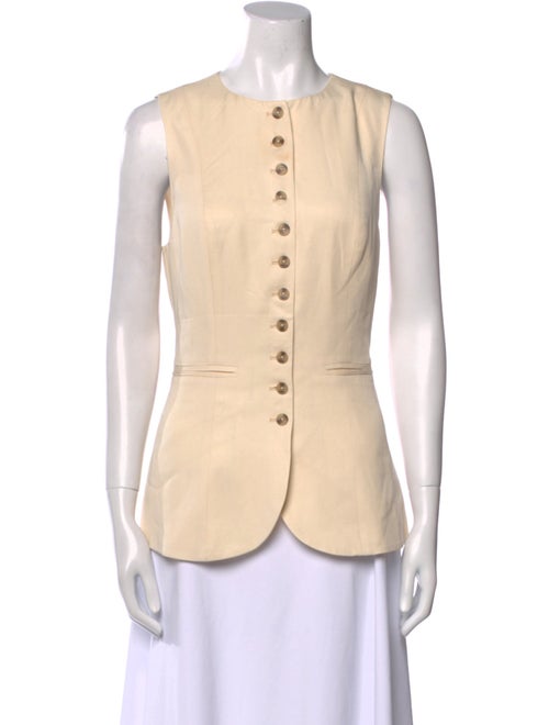 Reformation Crew Neck Sleeveless Top