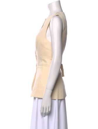 Reformation Crew Neck Sleeveless Top