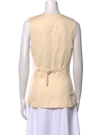 Reformation Crew Neck Sleeveless Top