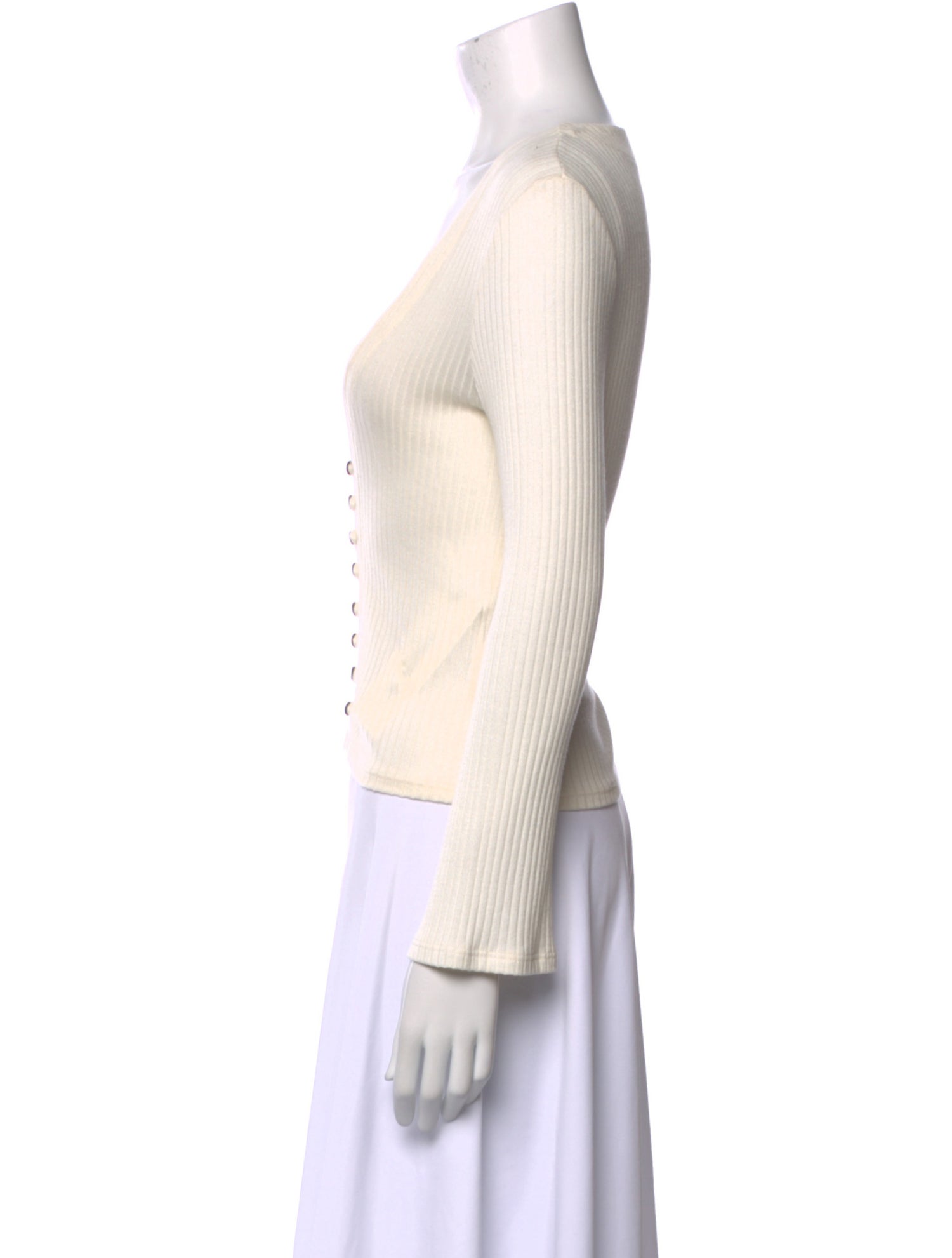 Reformation V-Neck Long Sleeve Crop Top w/ Tags