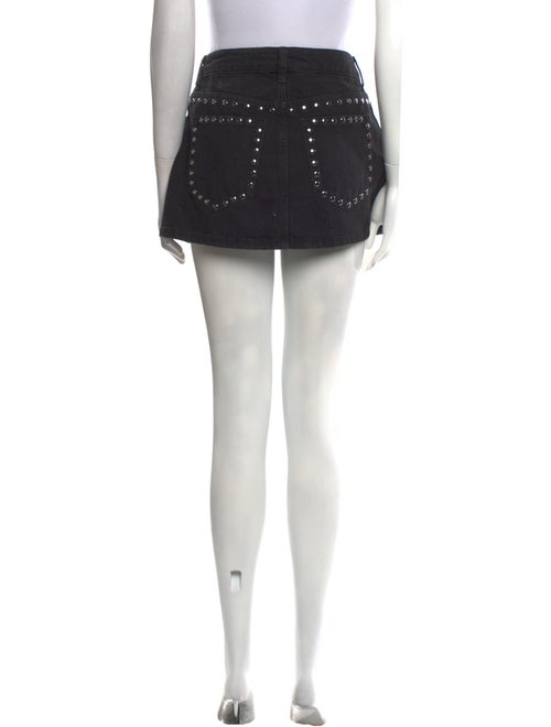 Reformation Distressed Accents Mini Skirt