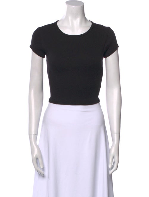 Reformation Crew Neck Short Sleeve Crop Top