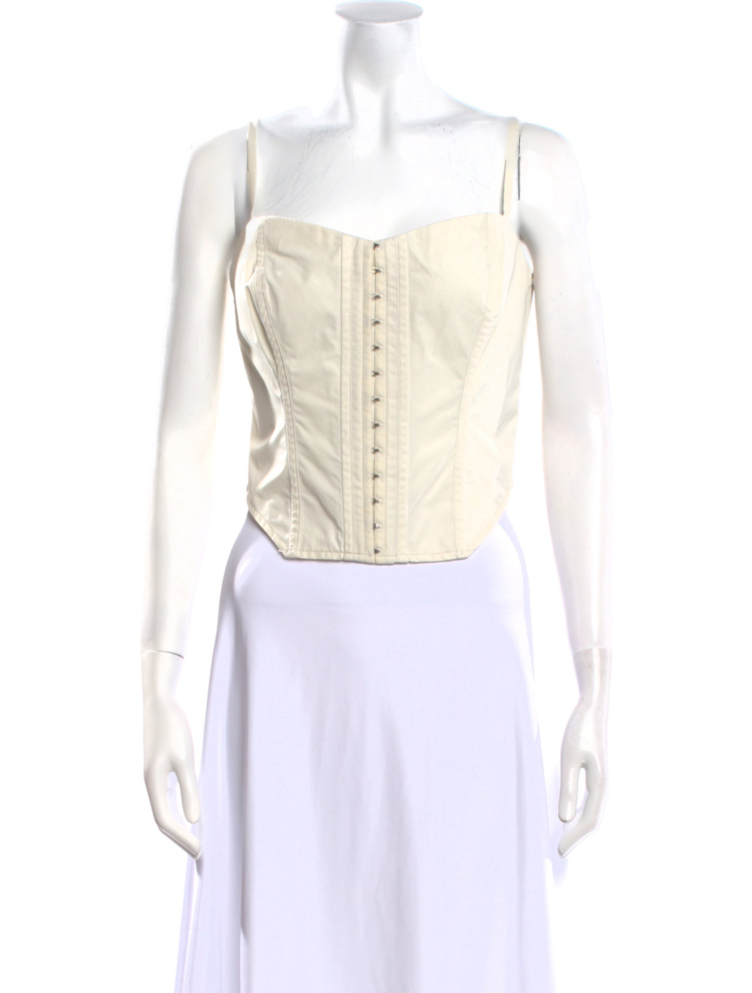 Reformation Square Neckline Sleeveless Crop Top