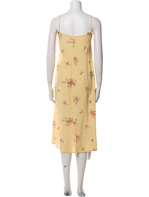 Reformation Silk Midi Length Dress