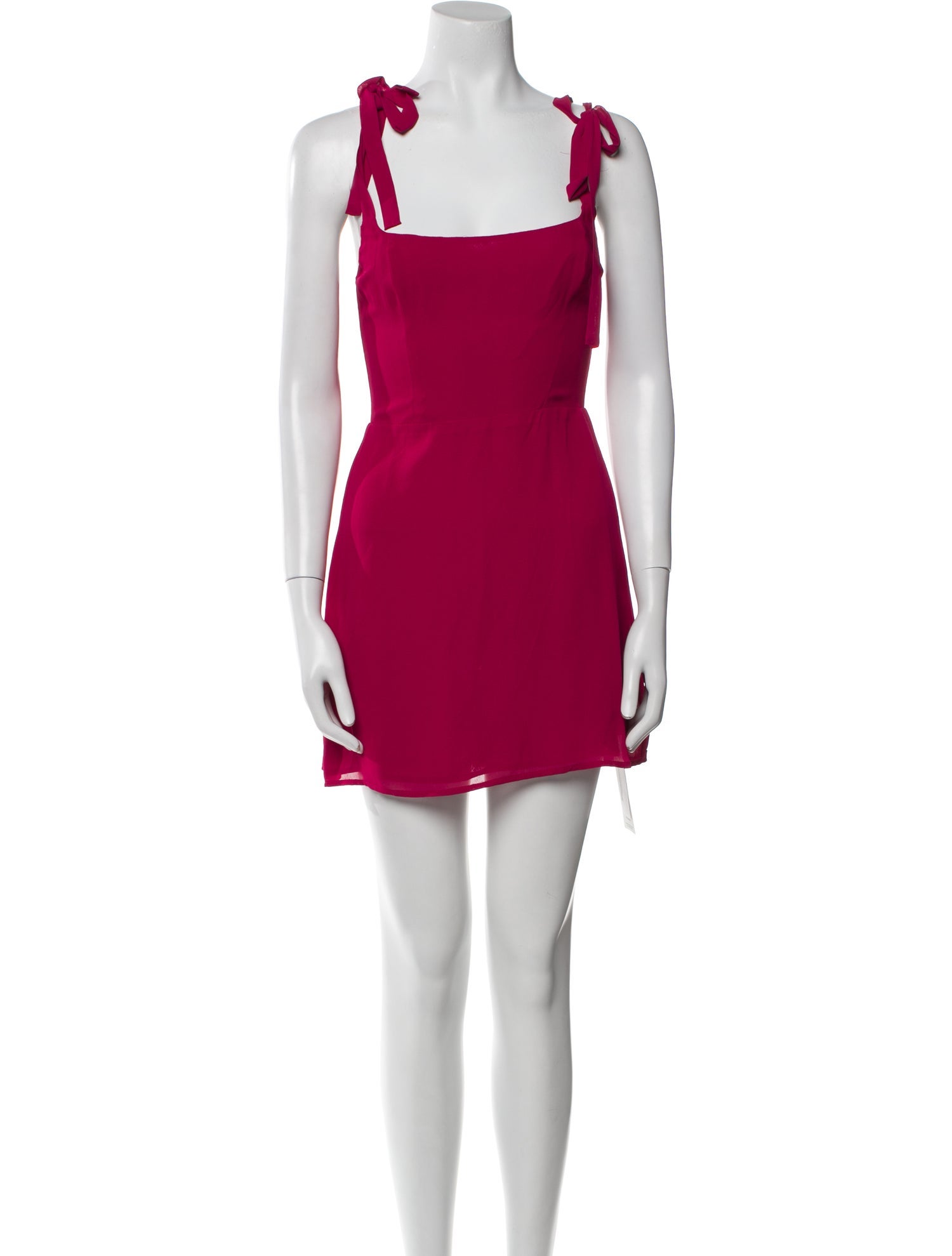 Reformation Square Neckline Mini Dress