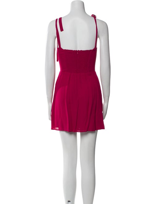 Reformation Square Neckline Mini Dress