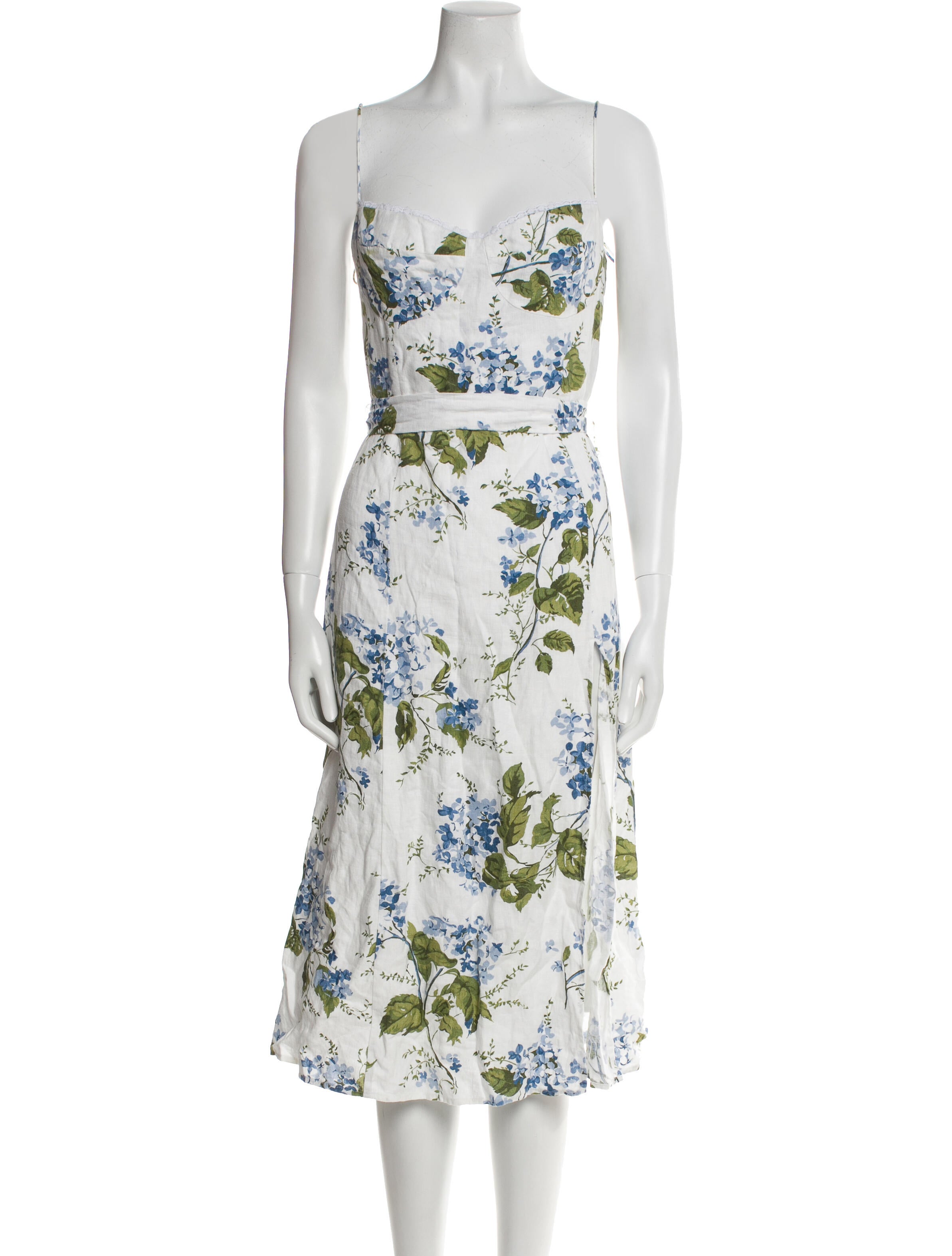 Reformation Linen Knee-Length Dress