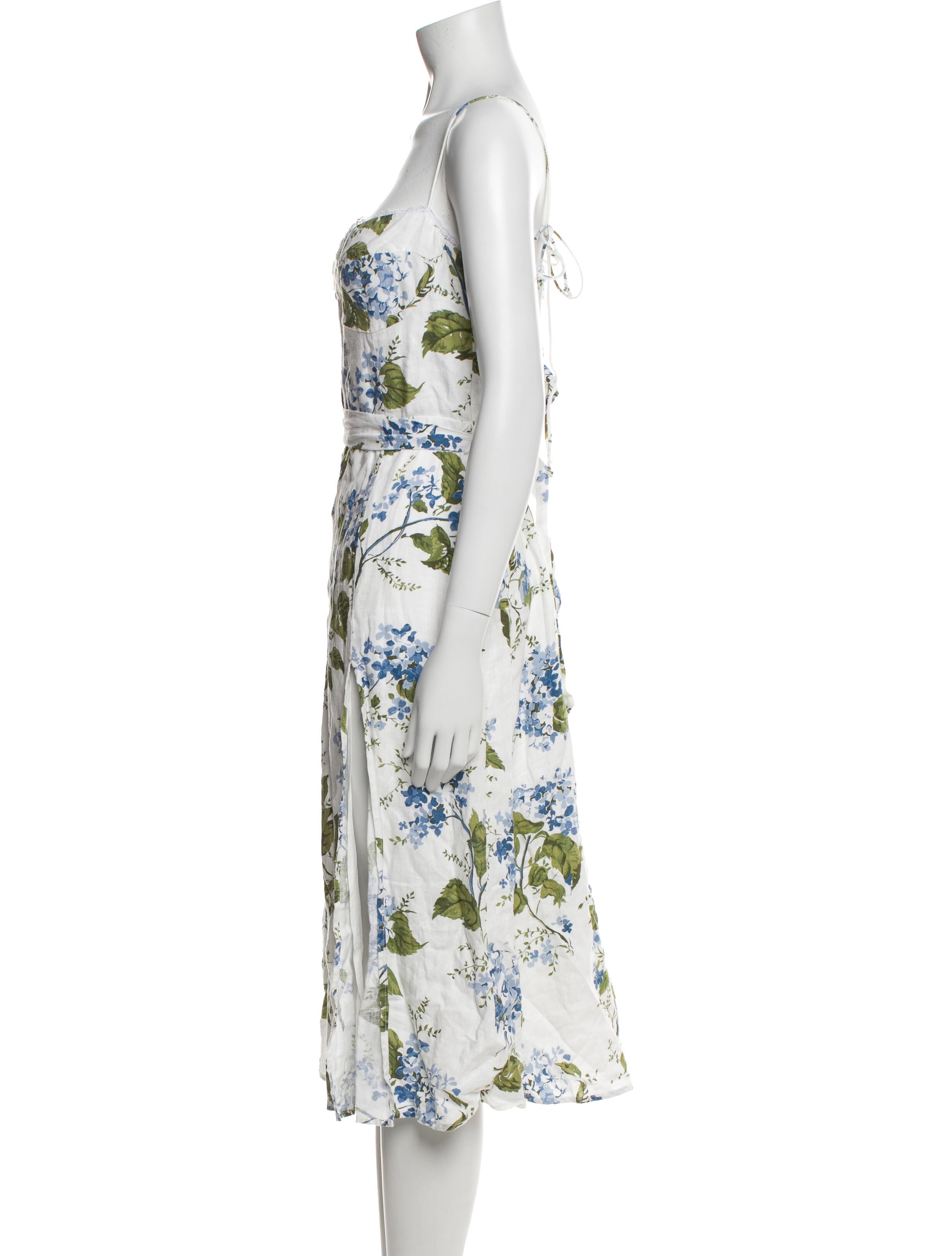 Reformation Linen Knee-Length Dress