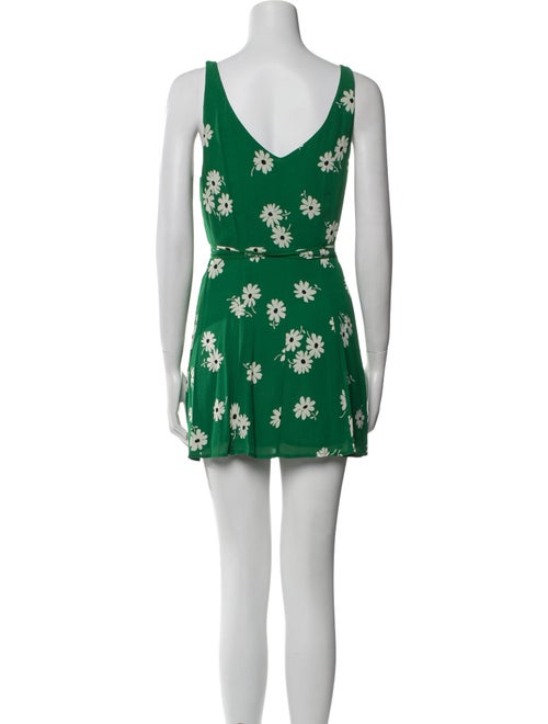 Reformation Floral Print Mini Dress