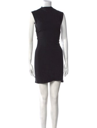 Reformation Mock Neck Mini Dress