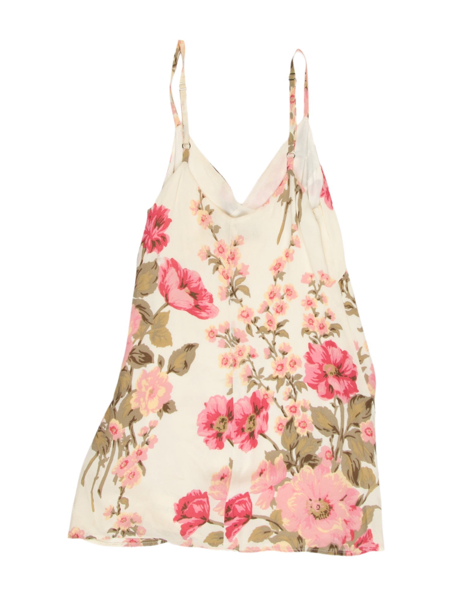 Reformation Floral Print V-Neck Blouse