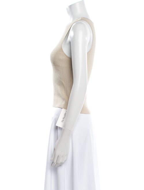 Reformation Crew Neck Sleeveless Crop Top