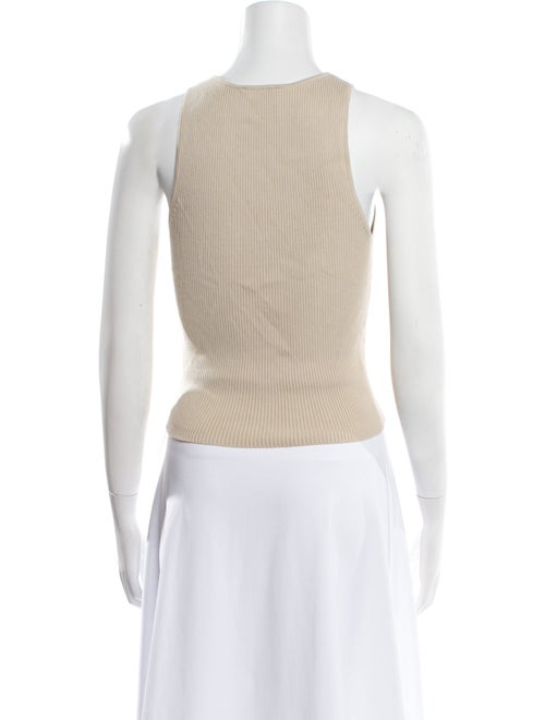 Reformation Crew Neck Sleeveless Crop Top