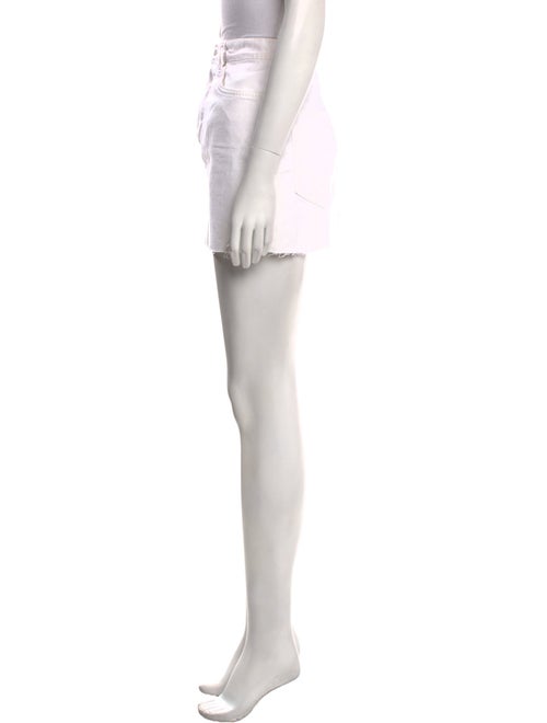 Reformation Raw-Edge Trim Mini Skirt