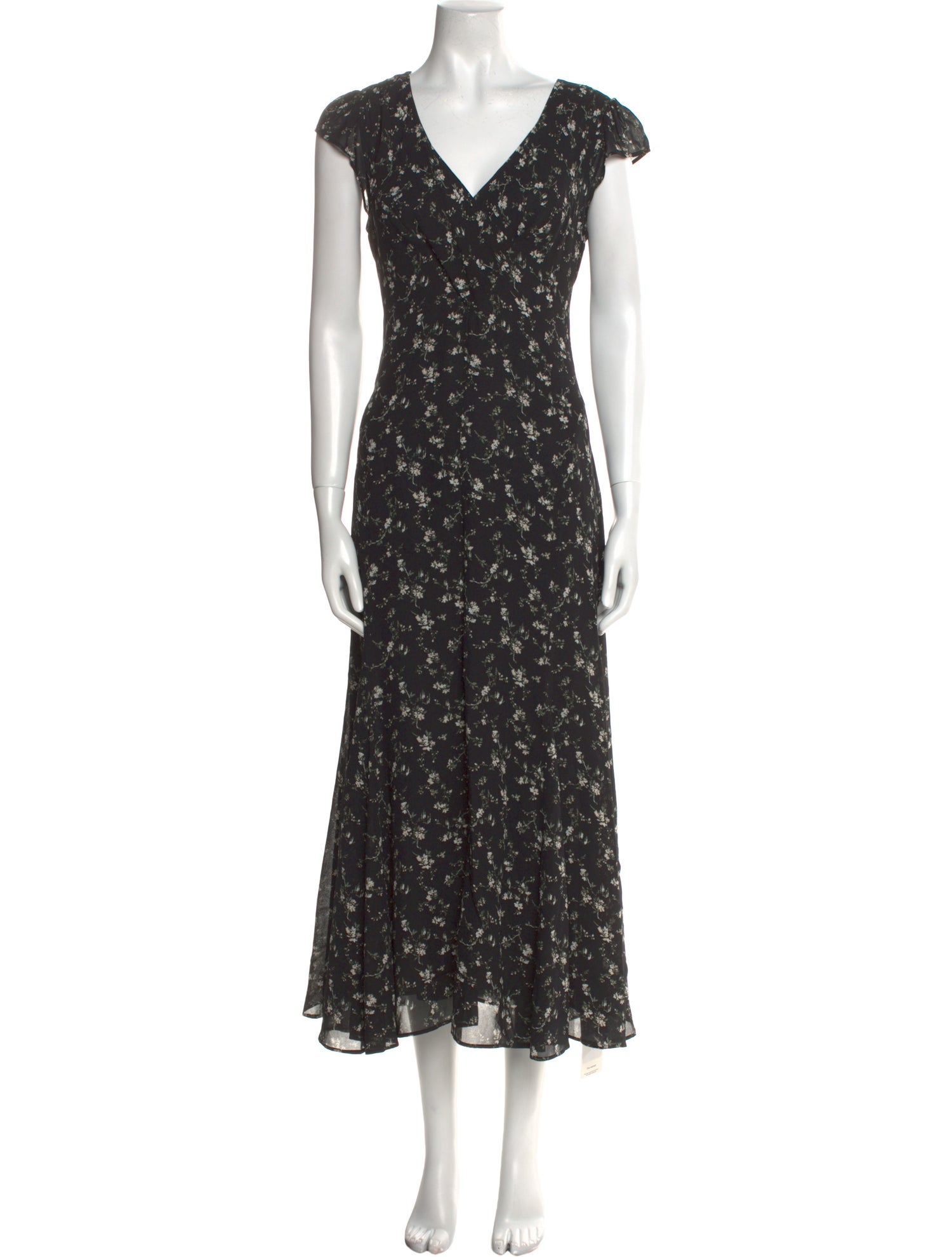 Reformation Floral Print Long Dress