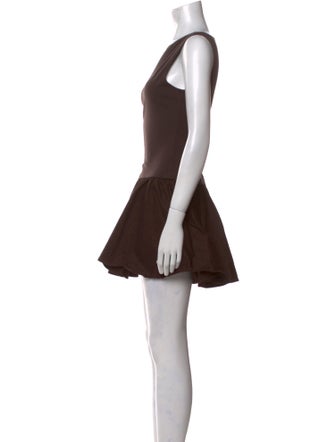 Reformation Bateau Neckline Mini Dress