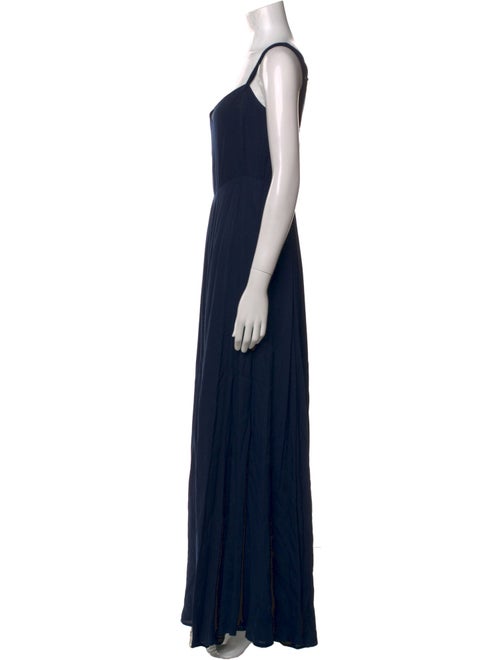 Reformation V-Neck Long Dress