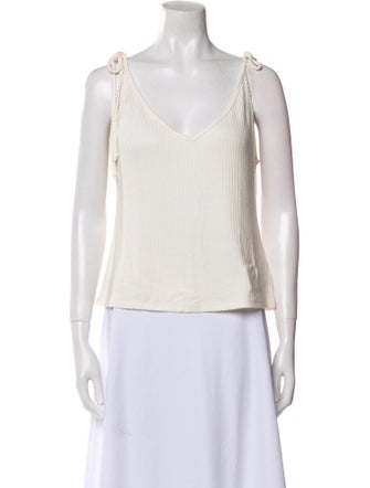 Reformation V-Neck Sleeveless Top