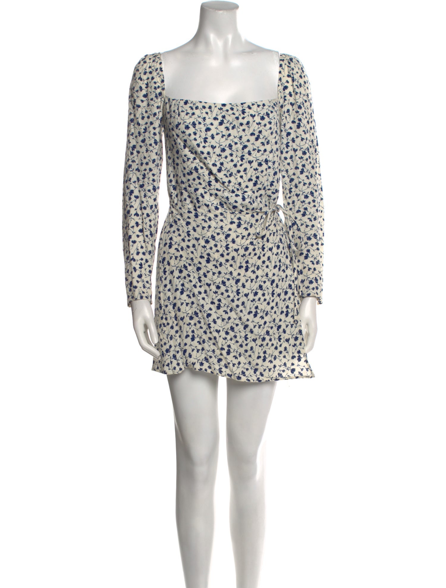 Reformation Floral Print Mini Dress