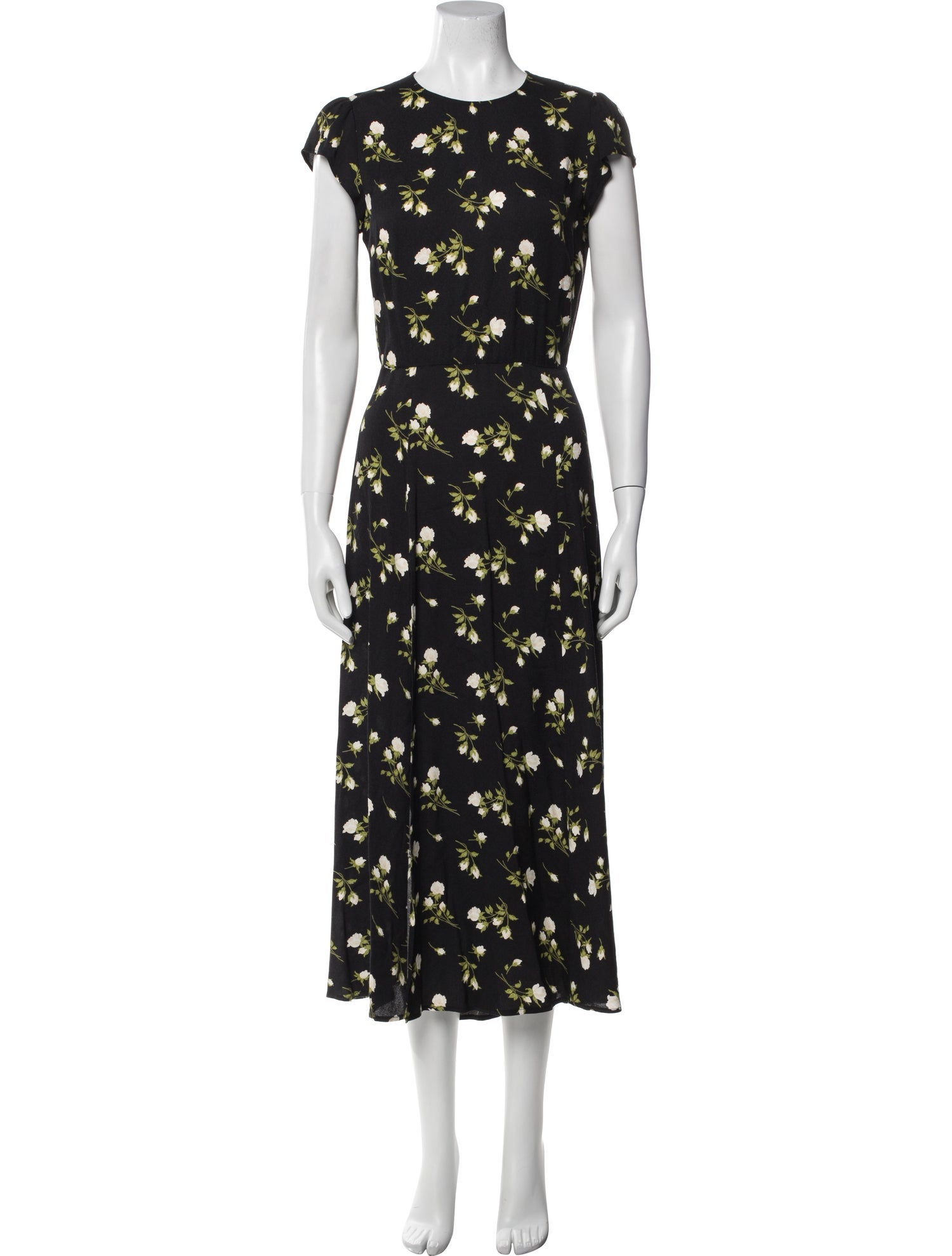 Reformation Floral Print Long Dress