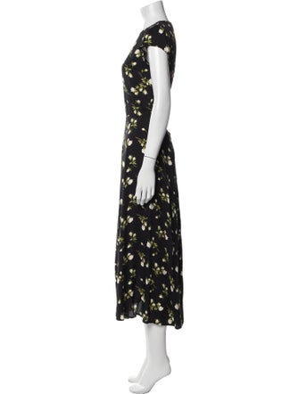 Reformation Floral Print Long Dress