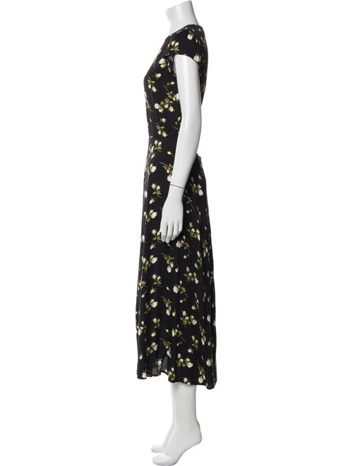 Reformation Floral Print Long Dress
