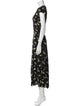 Reformation Floral Print Long Dress