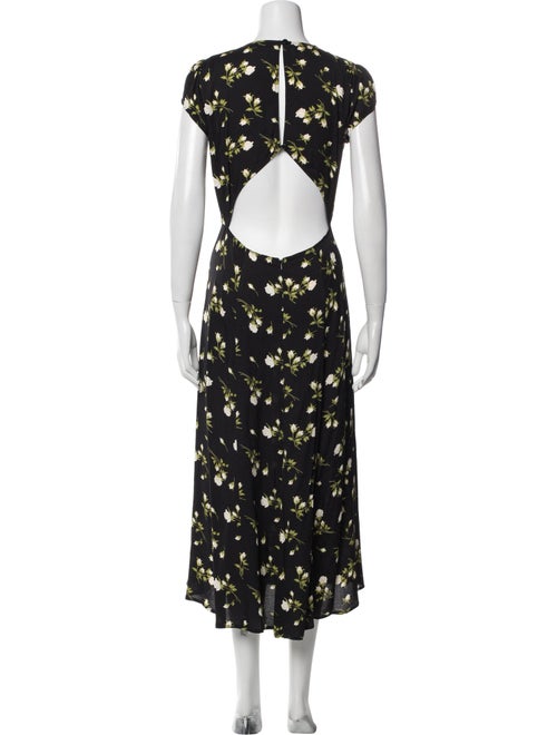 Reformation Floral Print Long Dress