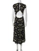 Reformation Floral Print Long Dress