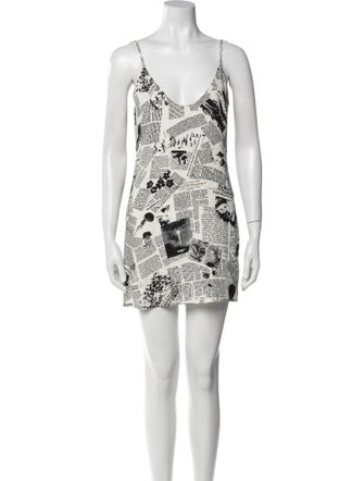 Reformation Printed Mini Dress