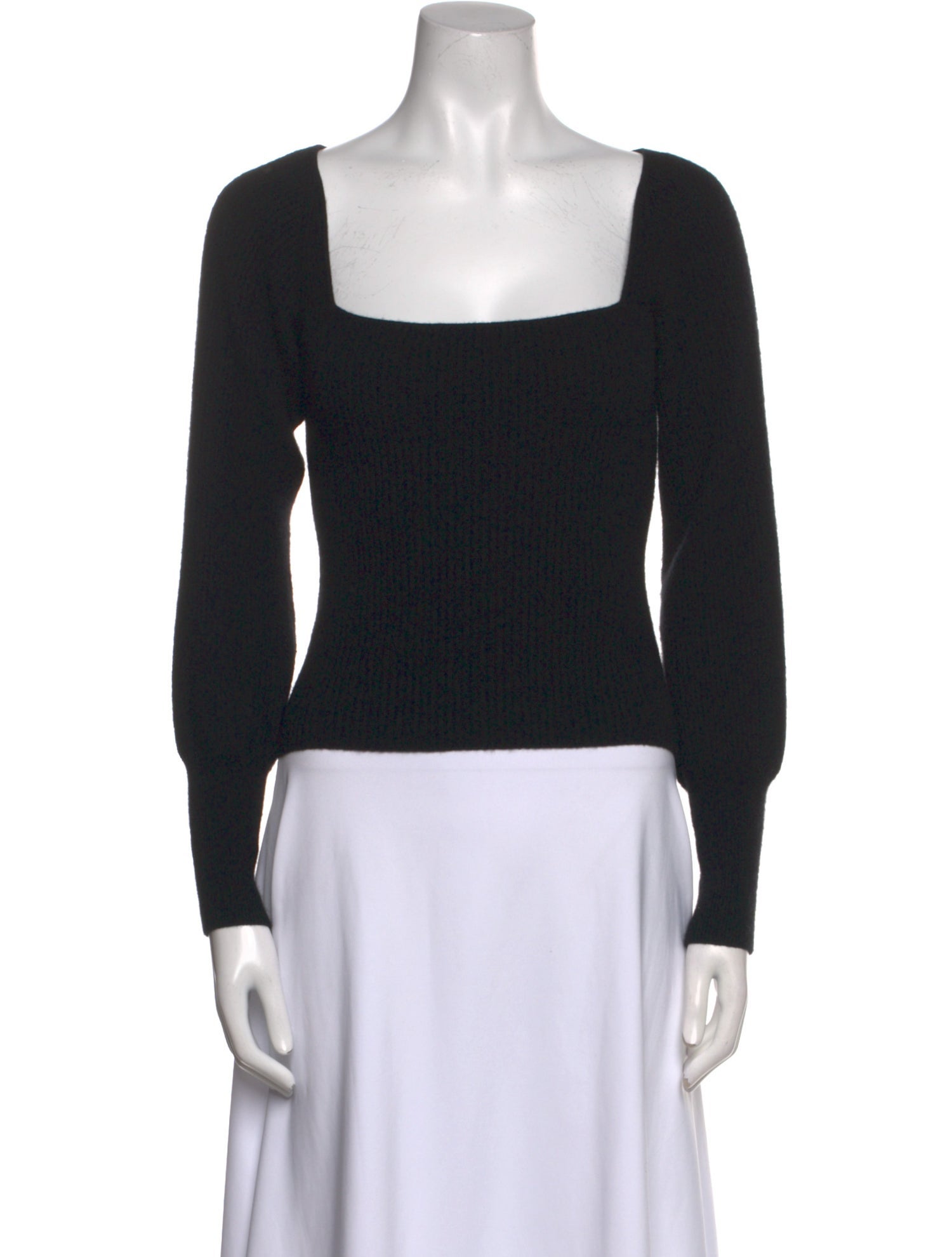 Reformation Cashmere Square Neckline Crop Top