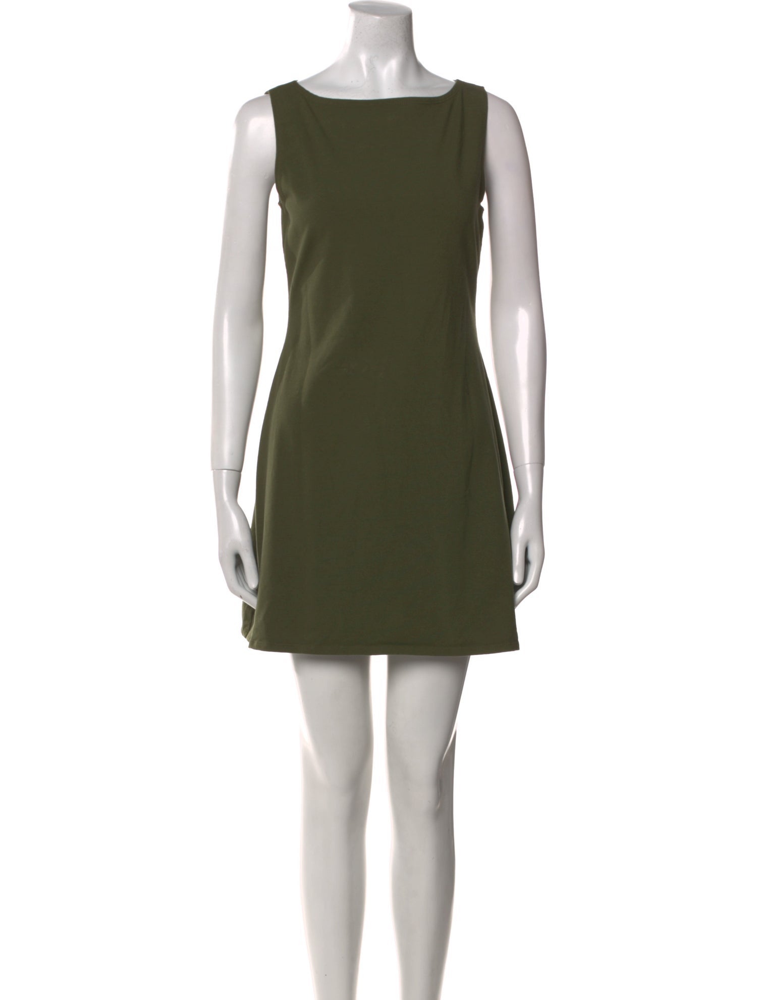 Reformation Bateau Neckline Mini Dress