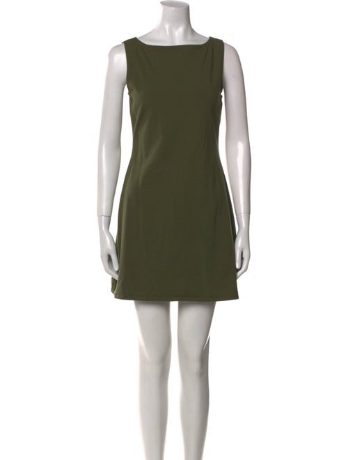 Reformation Bateau Neckline Mini Dress