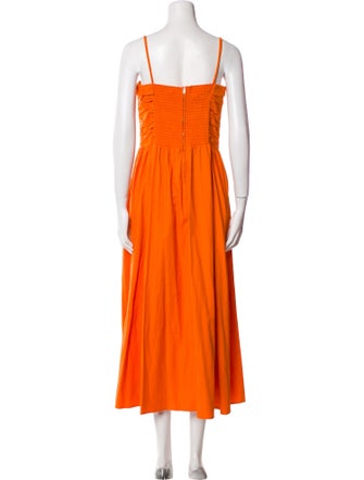 Reformation Square Neckline Long Dress