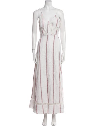 Reformation Linen Long Dress