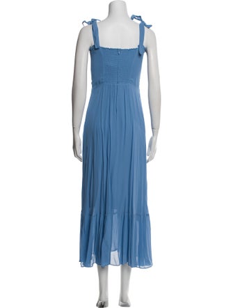 Reformation Square Neckline Long Dress