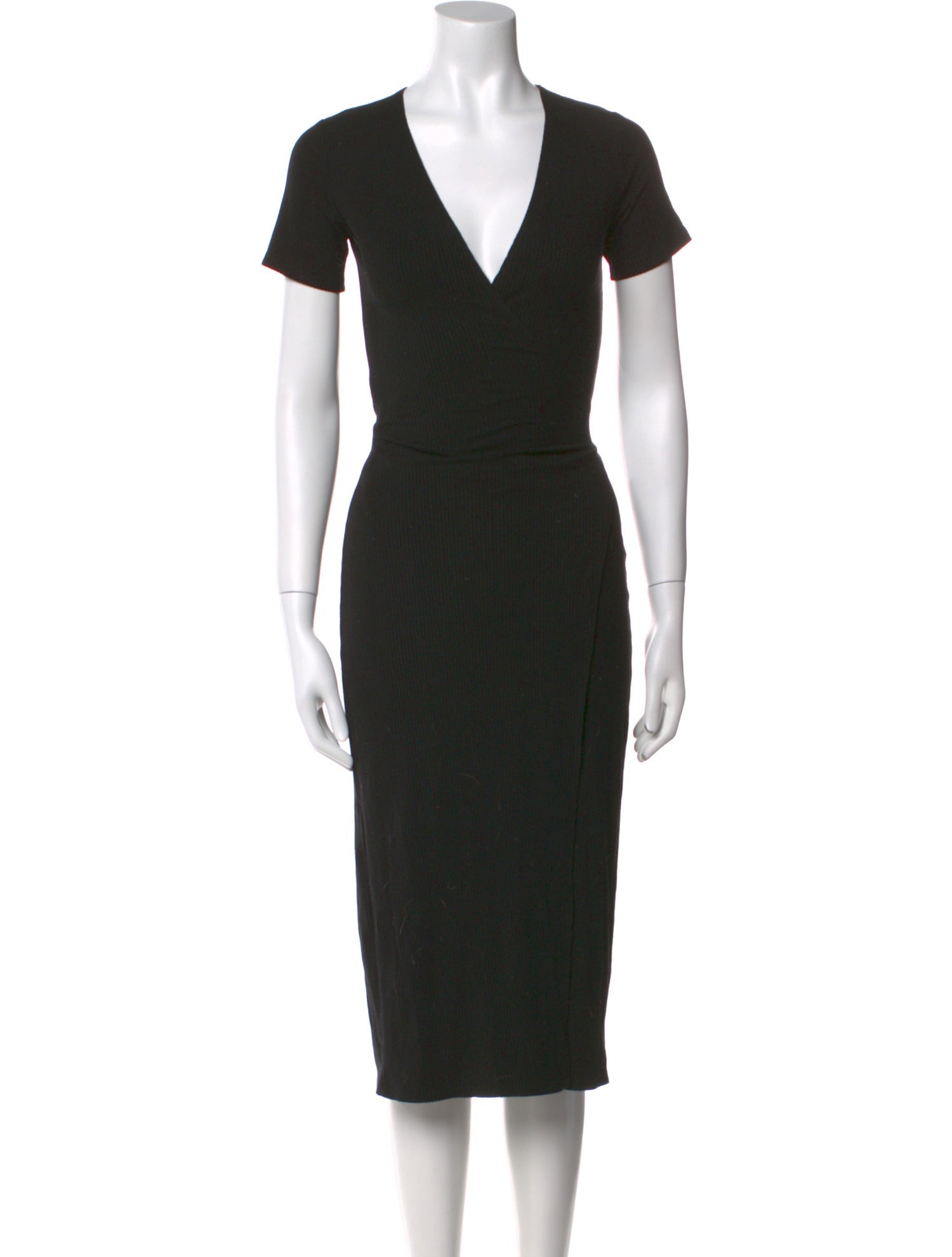 Reformation V-Neck Midi Length Dress