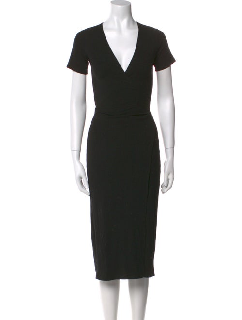 Reformation V-Neck Midi Length Dress