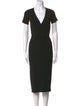 Reformation V-Neck Midi Length Dress