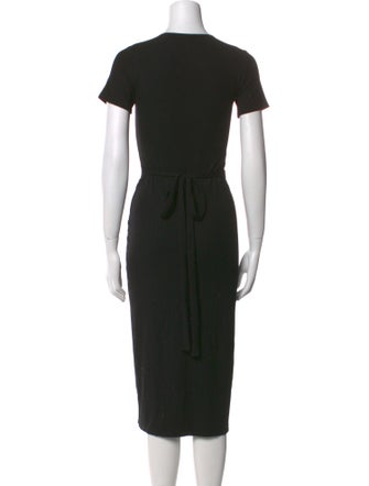 Reformation V-Neck Midi Length Dress