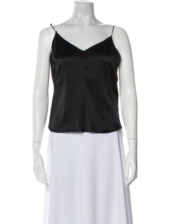 Reformation Silk V-Neck Top