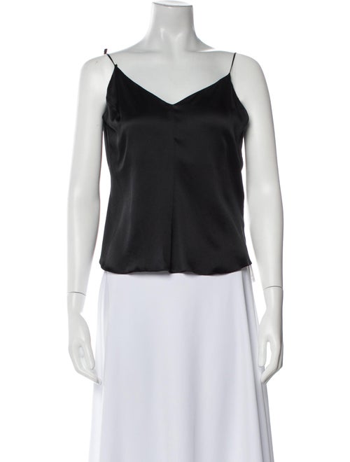 Reformation Silk V-Neck Top